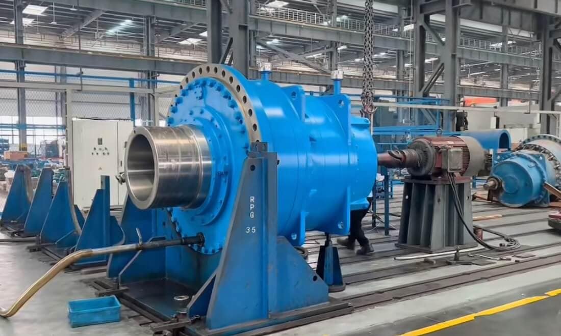 KAIBO – China’s 30-Year Industrial Gearbox Manufacturer,planetary gearbox is under testing