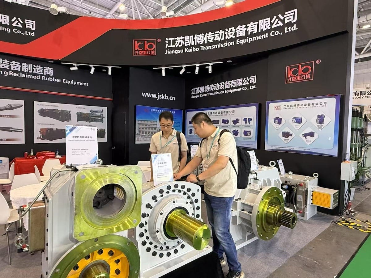 Real photos of the exhibition at Chinaplas 2025- Twin-Screw Extruder Gearbox for Rubber And Plastic Machinery