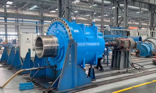 KAIBO – China’s 30-Year Industrial Gearbox Manufacturer，planetary gearbox is under testing